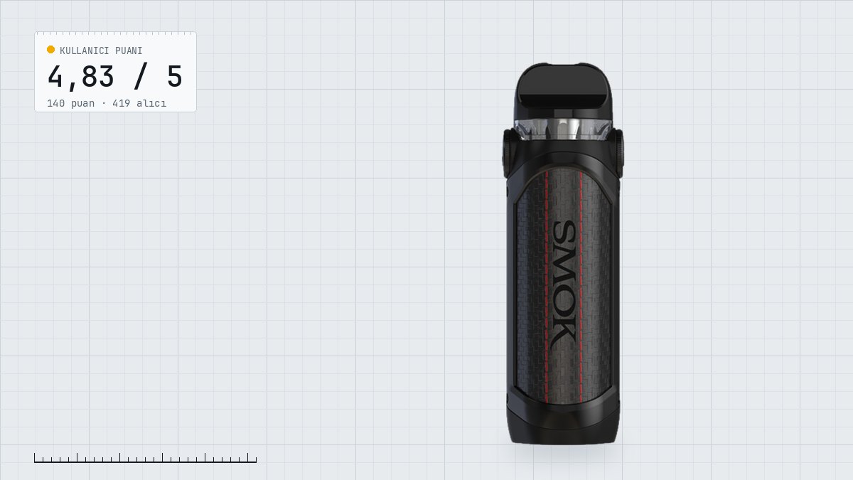 Smok IPX80: ölçüm etiketli kapak görseli