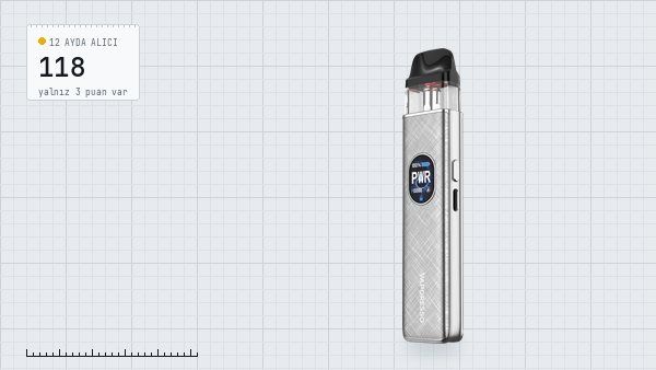 Vaporesso XROS 5: ölçüm etiketli kapak görseli